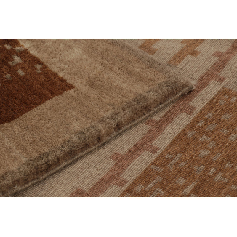 Art Deco Handmade Wool Area Rug