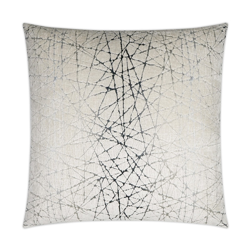 Questa Pillow Cover & Insert, Caviar, Square 22"