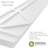 True Fit PVC Bungalow Fixed Mount Shutters-70101604-70101667-70101637