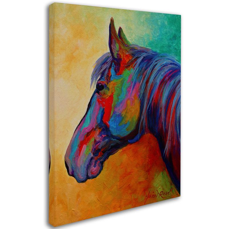 Kucera «Casino Bay Horse 1», reproduction sur toile tendue, H 24 po x l 18 po
