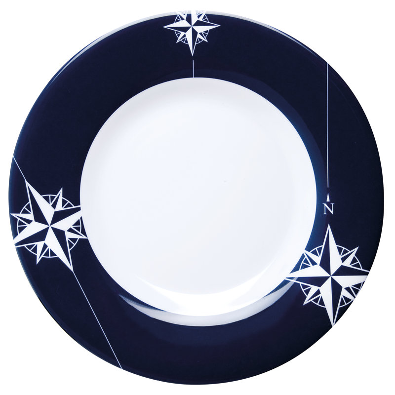Assiette plate en mélamine 10 po Brennen