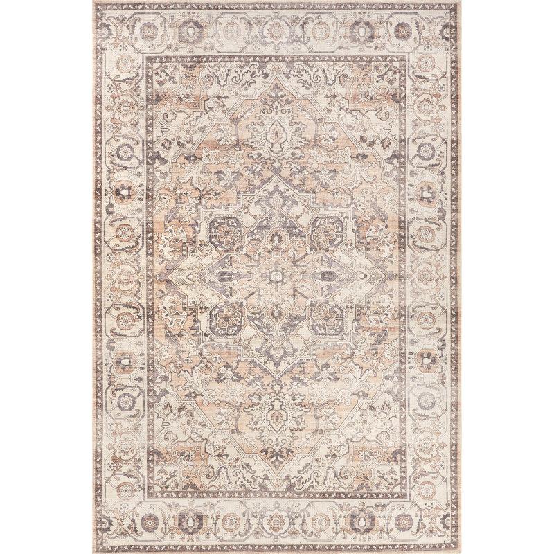 Tapis traditionnel en coton Mylah, Rectangle 4pi x 6 pi