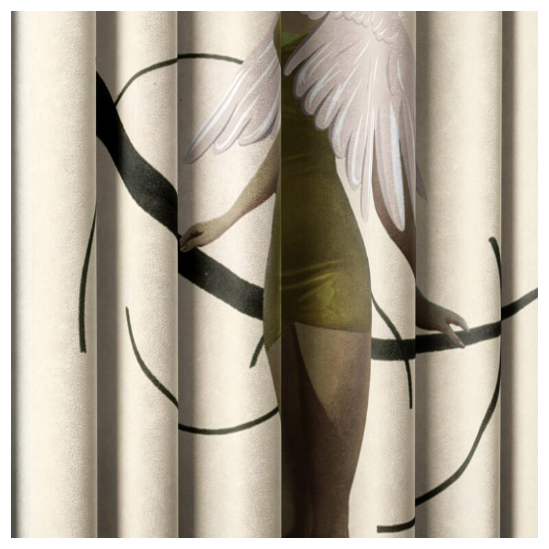 Velvet Blackout Curtain Panel Pair, 148cm Width x 400cm Drop