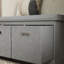 HOMCOM Shoe Bench with Seat, Shoe Storage Bench with Fabric Drawers-2104562237
