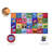 Wildkin Kids Educational Play Rug – Skid-Proof, Durable Nylon, Fun Learning Mat - ABCs
