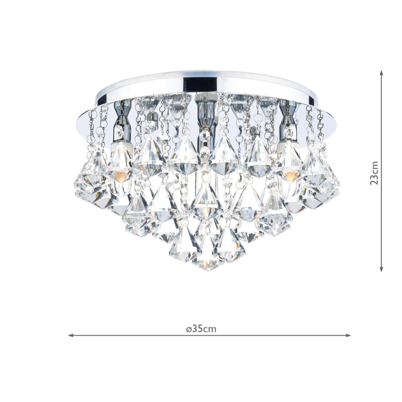 Zahara Flush Mount