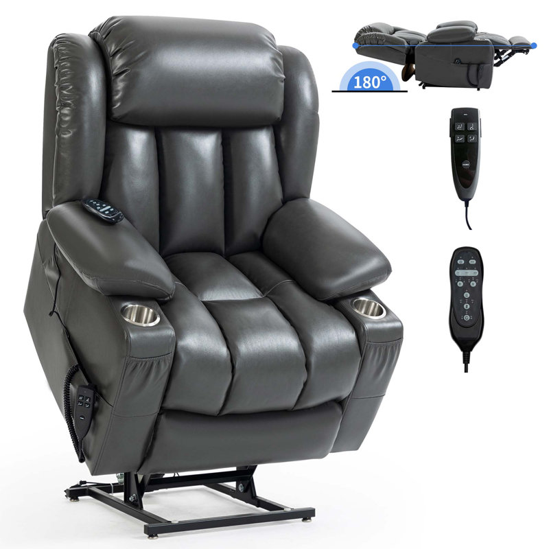 Fauteuil inclinable électrique à deux moteurs avec massage à 8 points et chauffage lombaire Infinite