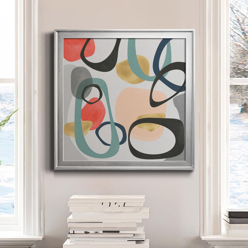 «Dessau I», reproduction de photo sur toile encadrée, H 22,5 po x l 22,5 po x P 1,5 po, Argent