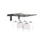 Rocio Wall Mounted Wine Glass Rack in Black