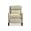 Bernhardt Hampton Leather Recliner, Cream-55914577
