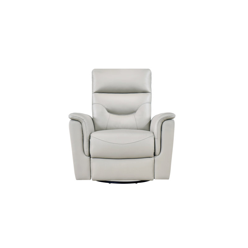 Fauteuil inclinable pivotant électrique, argent, Argent