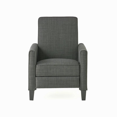 Cantalupo 26.75" W Manual Push Back Upholstered Club Recliner