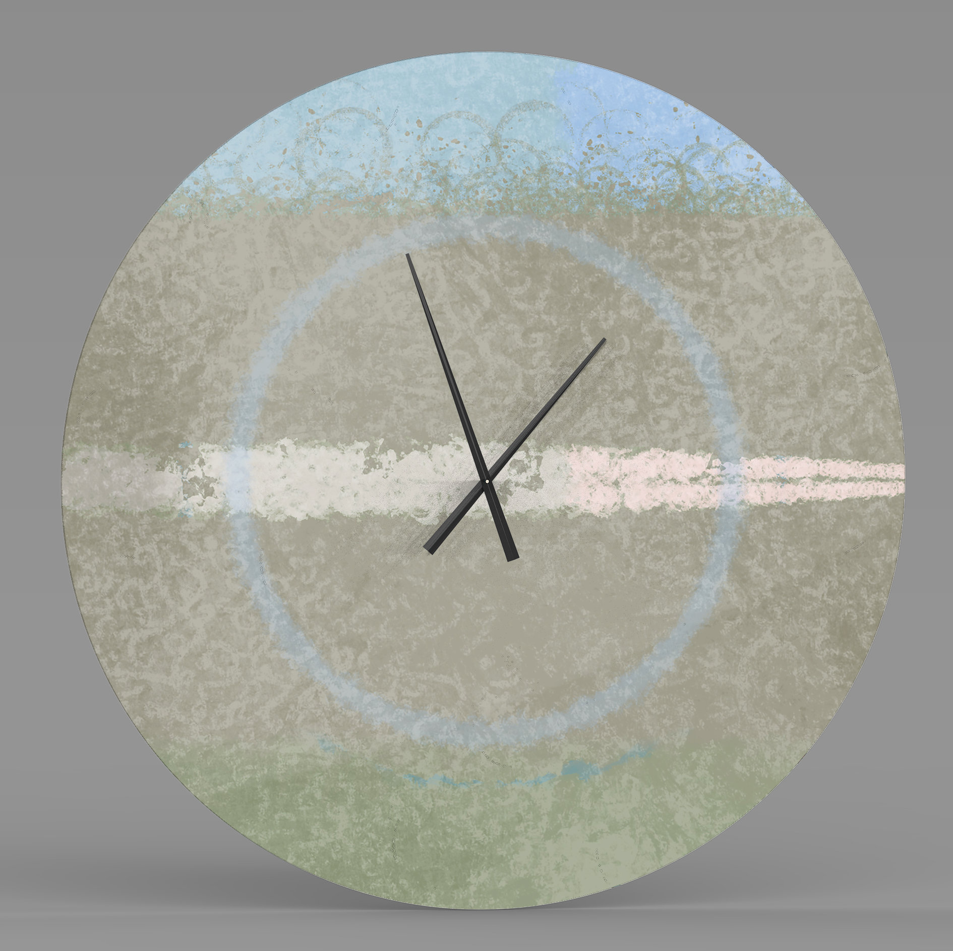 Ebern Designs Dhaka Metal Wall Clock Wayfair