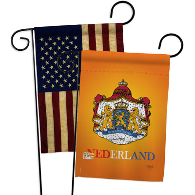 Double Sided 18.5'' H x 13'' W Polyester Garden Flag
