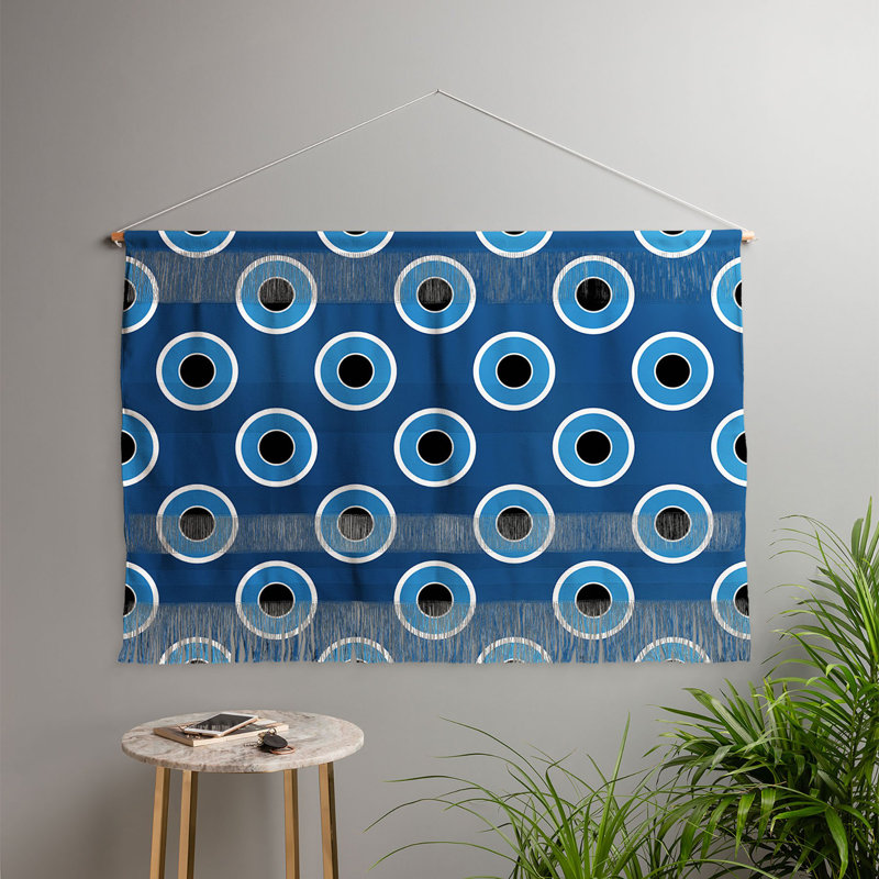 Suspension murale en polyester lisa argyropoulos avec accessoires suspendus inclus