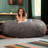 Jaxx 6 Foot Cocoon - 2-in-1 Convertible Bean Bag Bed & Large Bean Bag Chair for Adults -1320806841