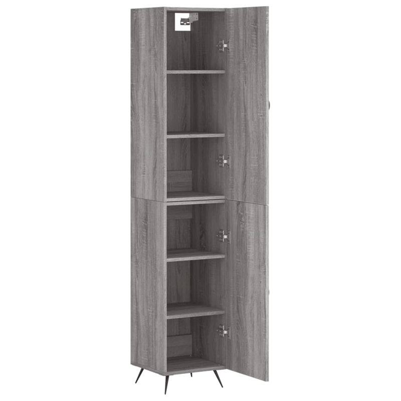 34.5cm Sideboard, Grey Sonoma