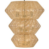 Luca Ten-Light Woven Three-Tier Chandelier by Lisa McDennon