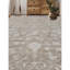 Tapis beige et doré de haute qualité noué à la main