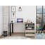 Bureau 120, deux tiroirs, deux tablettes