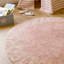 Tapis rond en coton ABC