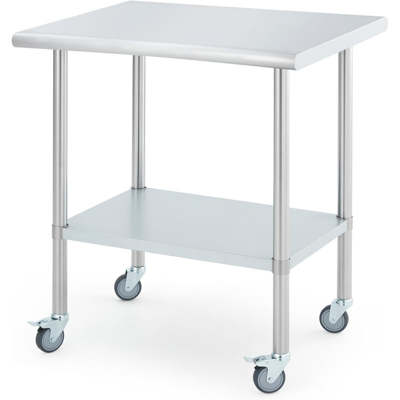 Commercial Work & Prep Table, 34" H x 40" L x 24" W