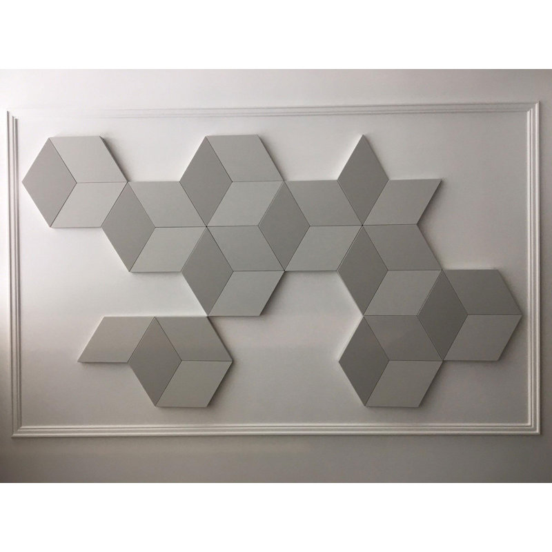 Primed White Polystyrene Crown Panel Moulding Set