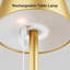 Ensemble de 2 lampes de table rechargeables sans fil 3 couleurs, à commande tactile, pour une utilisation intérieure ou extérieure, pour le dîner, le restaurant, la chambre à coucher, le jardin (or)-109567625