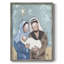 «A Silent Night I», reproduction encadrée - bois massif-814883363