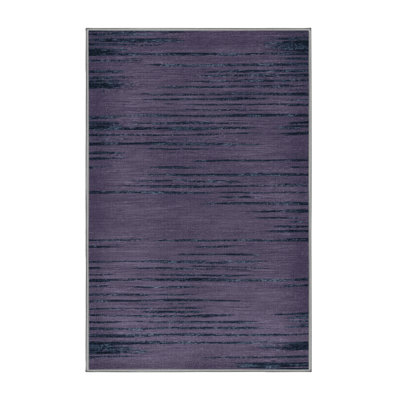 Tapis mauve lavable à la machine