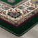 Alminus Isfahan Emerald Oriental Area Rug