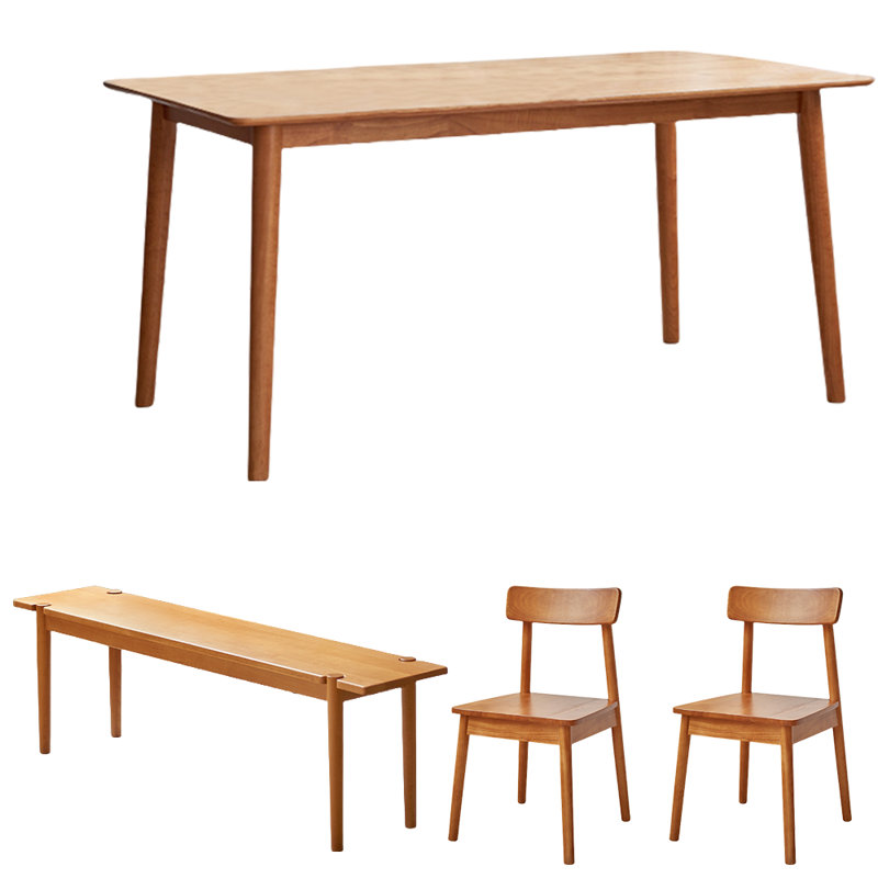 Solid Wood Dining Table Set