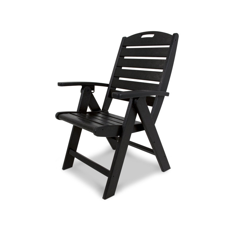 TREX Outdoors Yacht Club Highback Chair, Black