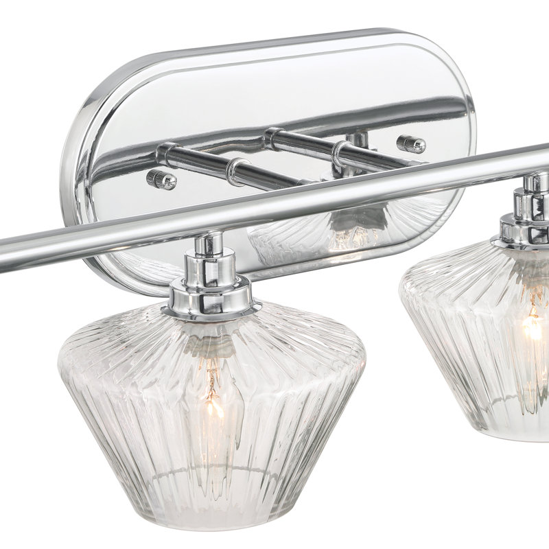 Racust 6 - Light Bathroom Steel Dimmable Vanity Light, Chrome