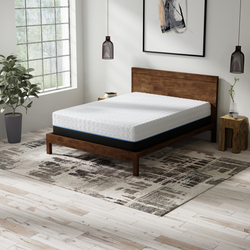 Matelas pour grand lit en cuivre - couche de confort en gel de marbre de 2,5 po 14 po pour une bonne nuit de sommeil, 14.17"