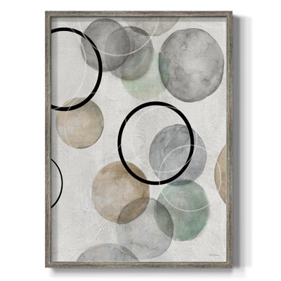 Bubbles I Framed Print - Solid Wood