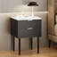 40cm W Manufactured Wood Bedside Table