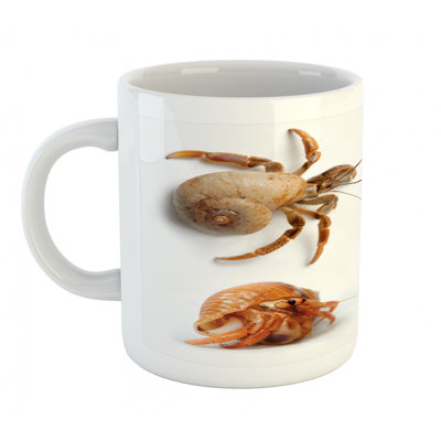 Grande tasse à café crabes