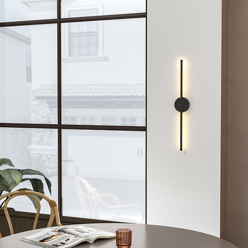 Ketilelf 1 - Light Black Flush Mounted Sconce