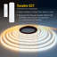 RibbonFlex Pro 24V Tunable White COB LED Strip Light Tape, 240 Lumens/Ft, 2.5M