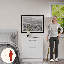 Cambridge 5-piece White Bedroom Set – Dresser, 2 Chests & 2 Nightstands