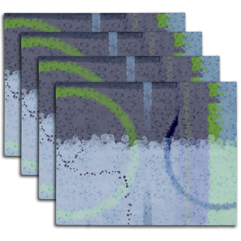 Polyester Abstract Rectangle Placemat