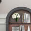 4-tier Arched Wooden Bookcase,open Bookcase Storage Display Cabinet