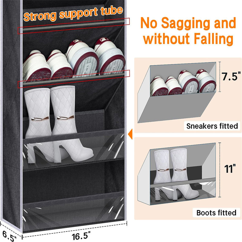 20 Pair Overdoor Shoe Organiser