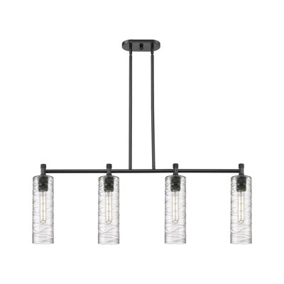 Luminaire suspendu pour îlot 4 lumières Crown Point