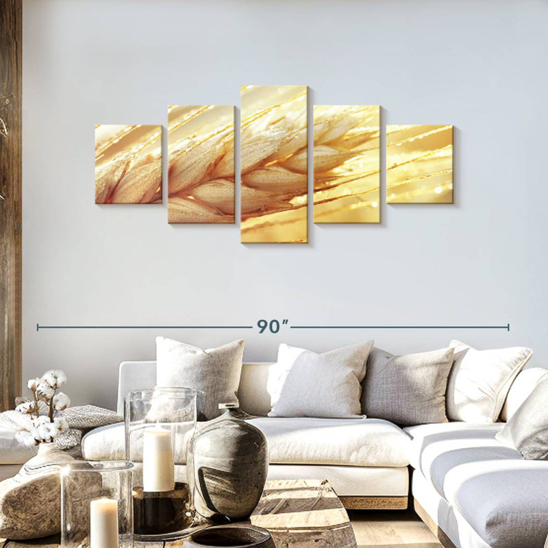 Wheat, 30" H x 68" W