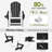 HDPE Outdoor Adirondack Foldable Chair Set Fire Pit Chair with Cup Holder-282260870