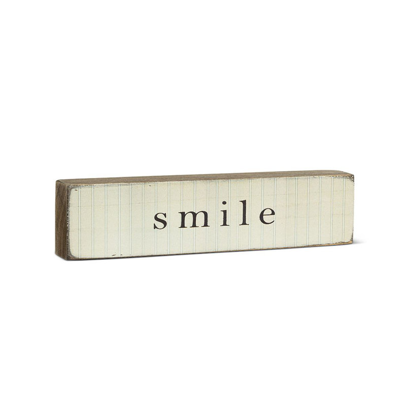 Enseigne de bloc empilable Fairwinds Smile