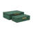 Lusan Rectangular Decorative Box Set - Green Faux Shagreen-1678943986