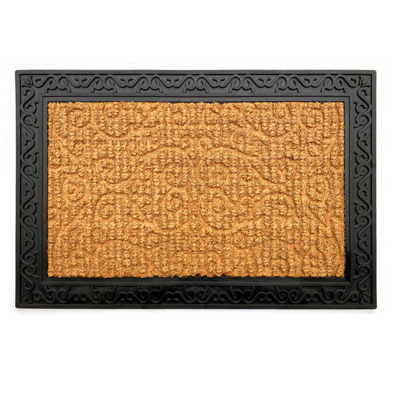 Tapis d'entrée antidérapant Biana Brawny Life, L 18 po x L 30 po